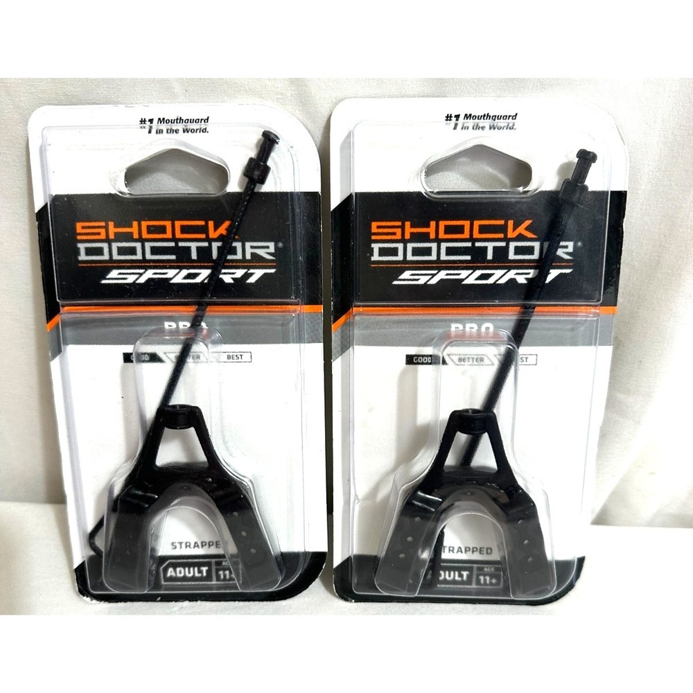 X2 Shock Doctor Sport Pro Adult Size Mouthguard Age 11+ Meets NFHS Rules